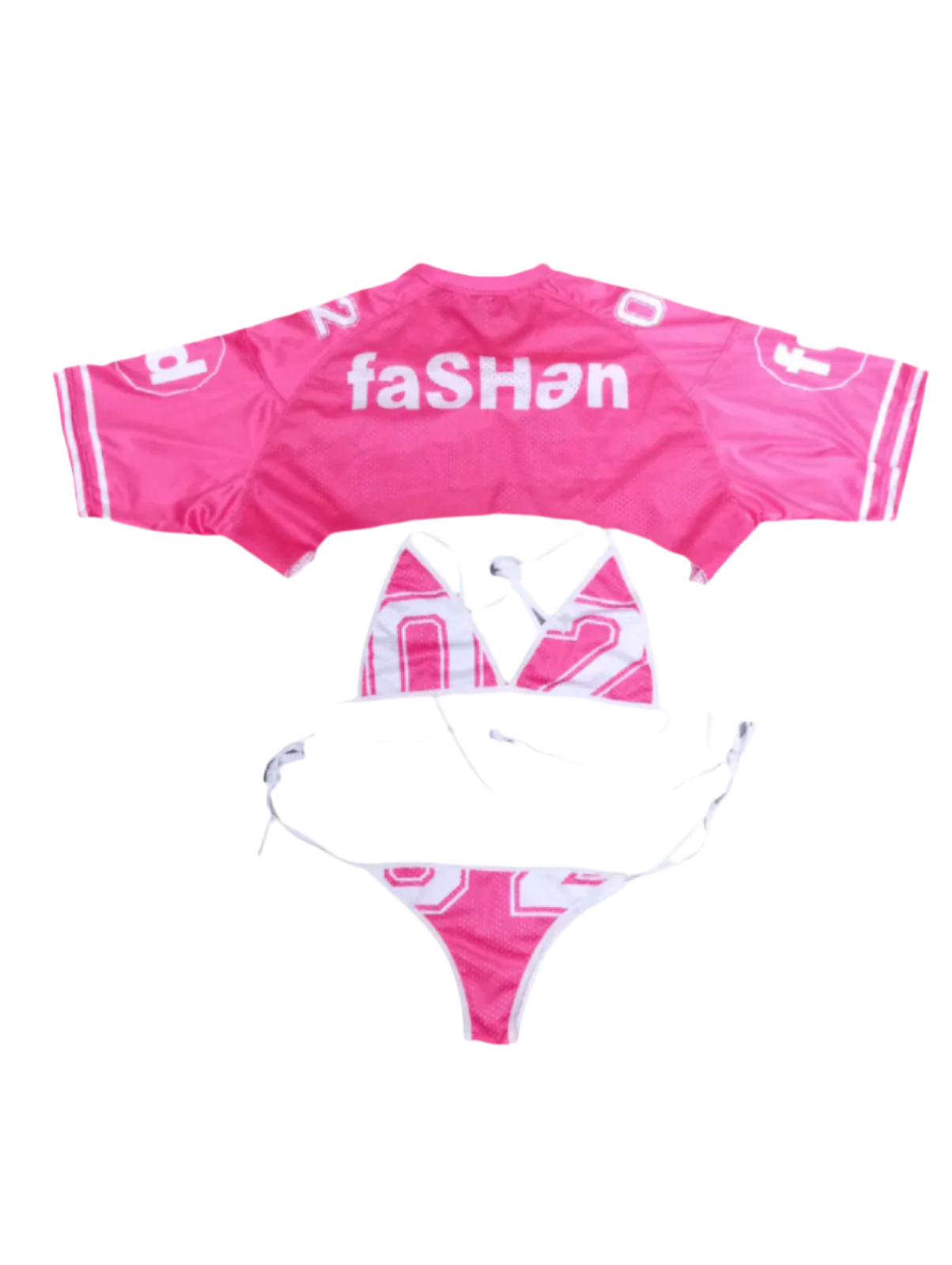 “faSHən swimsuits” Pink