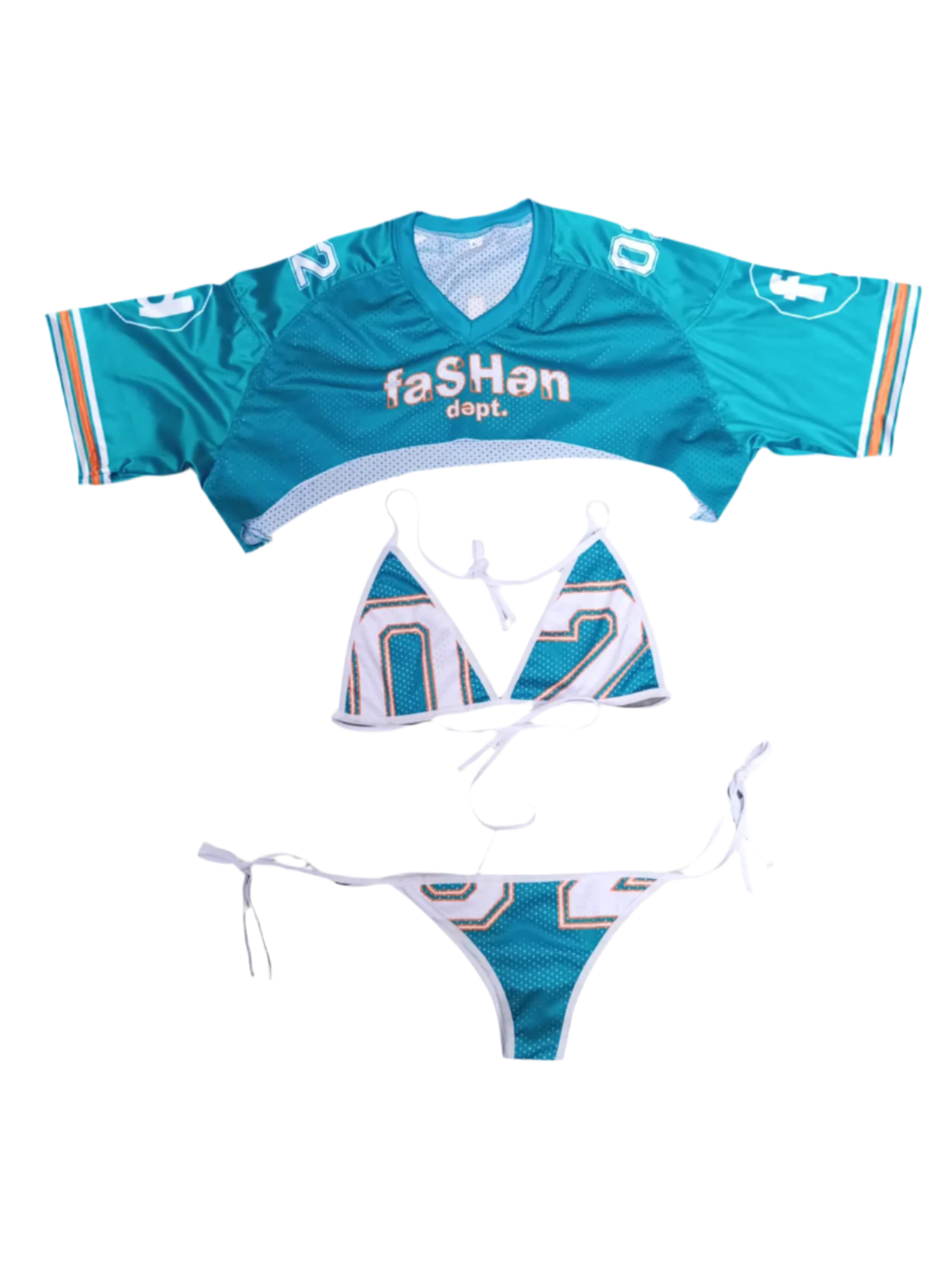 “faSHən swimsuits” Blue