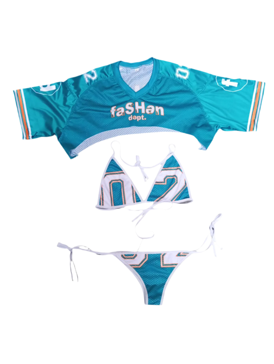 “faSHən swimsuits” Blue